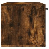 Стенен шкаф, опушен дъб, 80x36,5x35 см, инженерно дърво