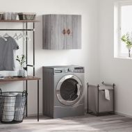 Стенен шкаф, сив сонома, 60x31x60 см, инженерно дърво