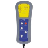 Масажна кушетка с възглавници, кафява, текстил