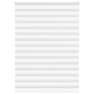 Зеброва щора бял 160x200 см ширина на плата 155,9 см полиестер