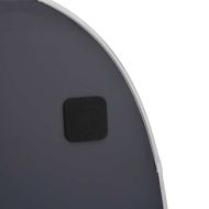 Стенно огледало сребро 70x45 см овално