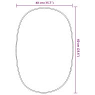 Стенно огледало злато 60x40 см