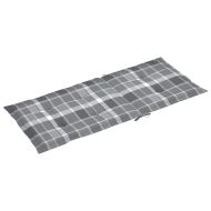 Накланящи градински столове с възглавници 8 бр тик масив