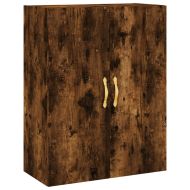 Стенни шкафове, 2 бр, опушен дъб, 69,5x34x90 см