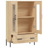 Висок шкаф, сонома дъб, 69,5x31x115 см, инженерно дърво