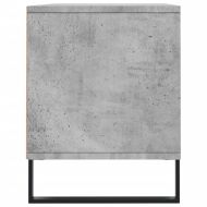 ТВ шкаф, бетонно сиво, 100x34,5x44,5 см, инженерно дърво
