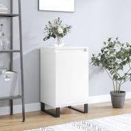 Бюфет бял 40x35x70 см инженерно дърво