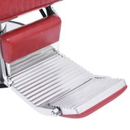 Фризьорски стол, червен, 68x69x116 см, изкуствена кожа