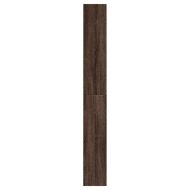 Шкаф за обувки, кафяв дъб, 60x21x163,5 см, инженерно дърво
