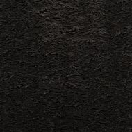 Килим HUARTE с къс косъм, мек и миещ се, черен, 80x250 см
