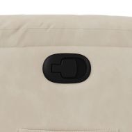 Реклайнер стол, бежов, микрофибърен текстил