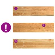 Стълбищни стъпала, 4 бр, светлокафяви, 110x30x2 см, дъб масив