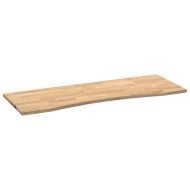 Плот на бюро 140x60x2,5 cm необработен масивен дъб правоъгълна