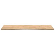 Плот на бюро 140x60x2,5 cm необработен масивен дъб правоъгълна