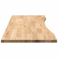 Плот на бюро 140x60x2,5 cm необработен масивен дъб правоъгълна