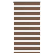 Зеброва щора кафяв 85x150 см Ширина на плата 80,9 см Полиестер