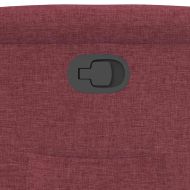 Стол реклайнер, виненочервен, текстил