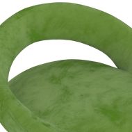 Бар табуретки, 2 бр, светлозелени, кадифе