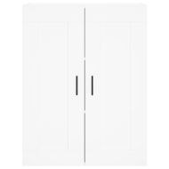 Висок шкаф, бял, 69,5x34x180 см, инженерно дърво