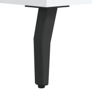 Висок шкаф, бял, 34,5x34x180 см, инженерно дърво