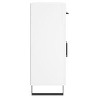 Сайдборд, бял, 69,5x34x90 см, инженерно дърво