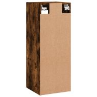 Стенен шкаф опушен дъб 34,5x34x90 см