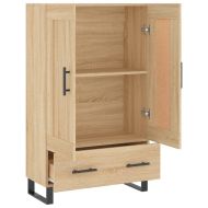 Висок шкаф, сонома дъб, 69,5x31x115 см, инженерно дърво