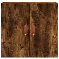 Стенен шкаф, опушен дъб, 60x31x60 см, инженерно дърво