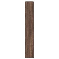 Шкаф за обувки, кафяв дъб, 80x21x125,5 см, инженерно дърво