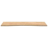 Плот на бюро 140x50x2,5 cm необработен масивен дъб правоъгълна