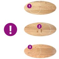 Плот за маса, 140x60x4 см, дъбово дърво масив, овална