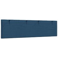 Мека табла за легло Hanko, синя, 180 см, плат