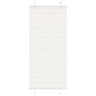 Плисирана щора Бяла 100x200 cm Ширина на плата 99,4 cm