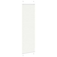 Плисирана щора Бяла 55x200 cm Ширина на плата 54,4 cm Полиестер