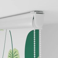 Ролетна щора за душ с касета 120x240 см Ширина на плата 116 см