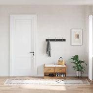 Килим, миещ се, 80x300 см, светлобежов, противоплъзгащ