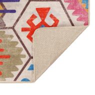 Перящ се килим многоцветен 160x230 см