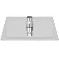 Душ пита, неръждаема стомана, квадратна форма, 20x20 cм