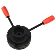 Четиричелюстен патронник за струг с M33 връзка стомана 100 мм