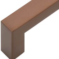 Дръжки за шкафове, 5 бр, бронз, 224 мм, неръждаема стомана