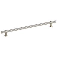 Дръжки за шкафове, 5 бр, сребристи, 224 мм, неръждаема стомана