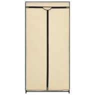 Гардероби, 2 бр, кремави, 75x50x160 см