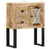 Шкаф, 60x30x76 см, мангово дърво масив