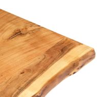 Плот за маса, акациево дърво масив, 100x(50-60)x2,5 cм