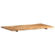 Плот за маса, акациево дърво масив, 100x(50-60)x2,5 cм