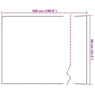 Самозалепващо фолио за мебели 2 бр светъл дъб 500х90 см PVC
