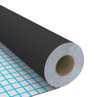 Самозалепващо фолио за мебели 2 бр черни 500х90 см PVC