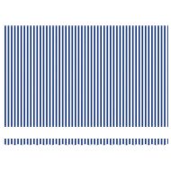 Сгъваем навес Синьо и бяло 500 × 300 cm Полиестер и алуминий