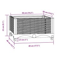 Повдигната леха, 40x40x23 см, полипропилен