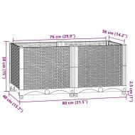 Повдигната леха, 80x40x38 см, полипропилен
